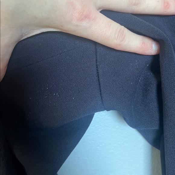 Express size 2R dark navy sailor waist flare casual pants - Picture 5 of 10